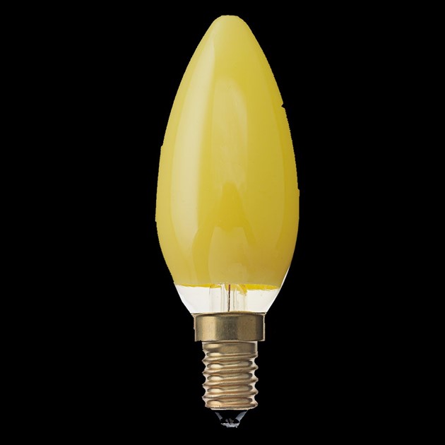 Kronljus gul E14 25W